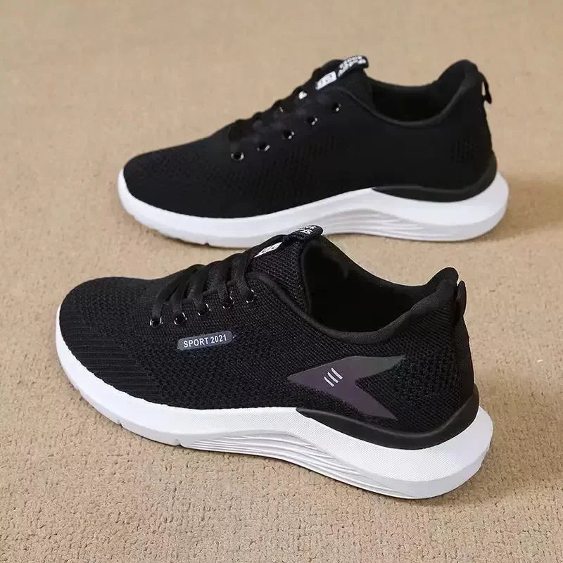 Running Shoes Lace Up Sneakers Lightweight Female Casual Shoes