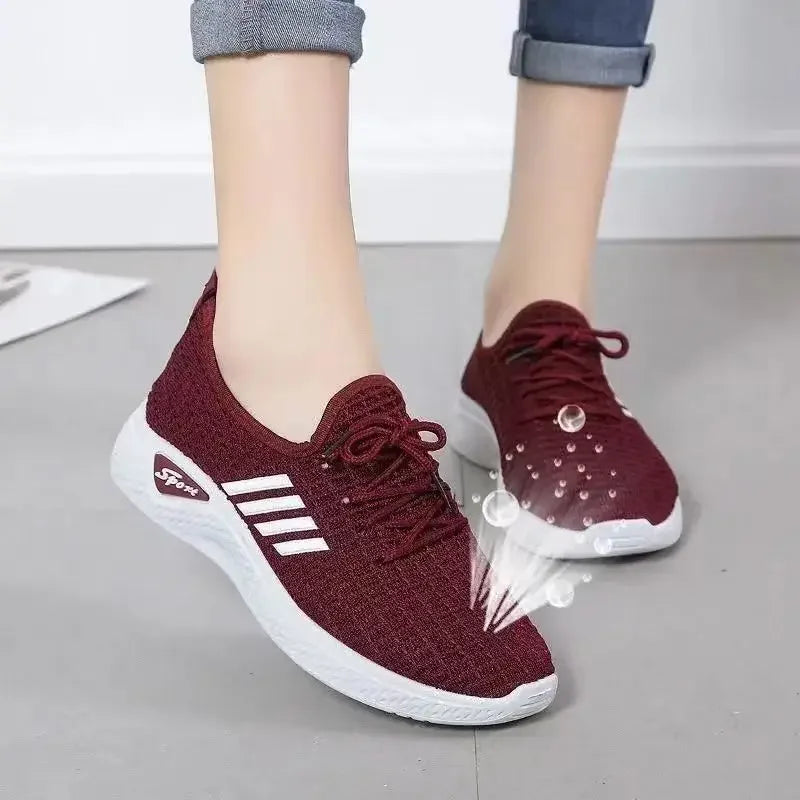 2025. New Women's Knit Sports Shoes