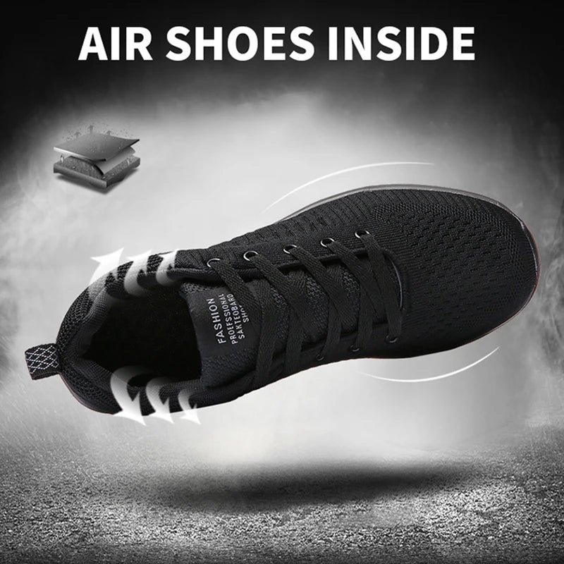 Men Running Shoes Breathable Light Comfortable Men's Casual Shoes Tenis Outdoor Slip On Walking Sneakers