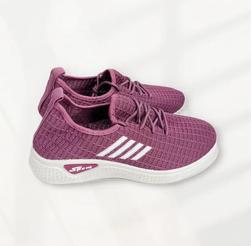 Running Shoes Lace Up Sneakers Lightweight Female Casual Shoes