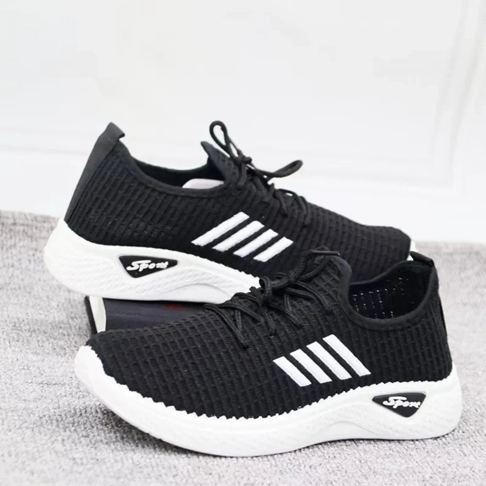 Women's Knit Low-Top Flats with Soft Sole,