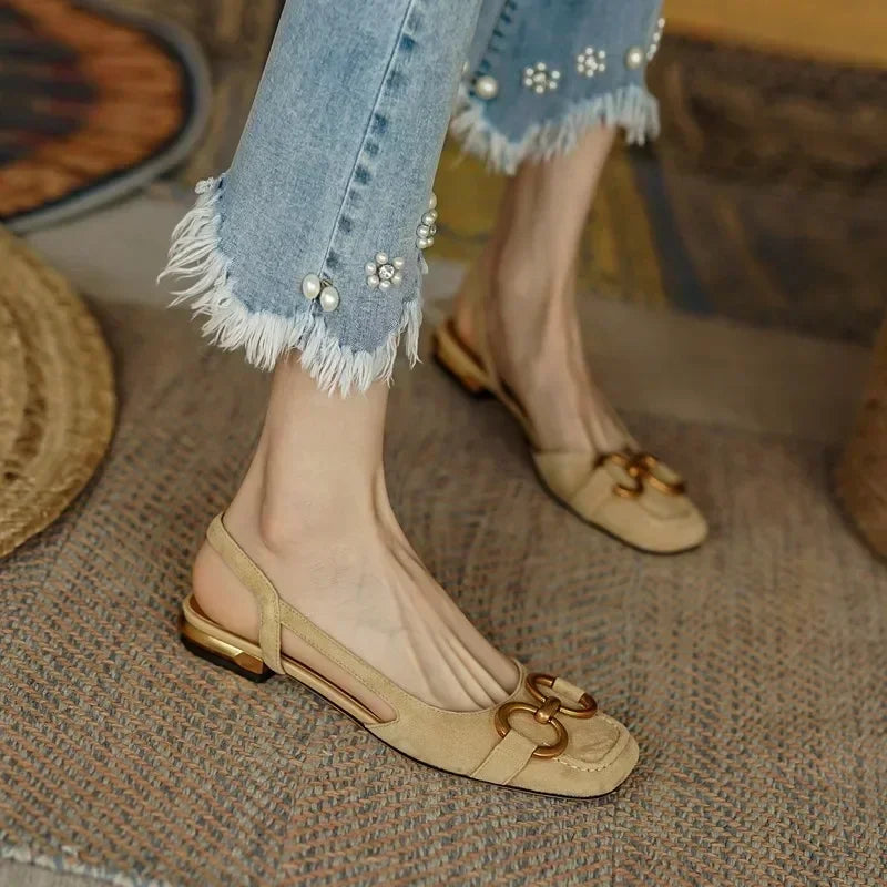 Women's Sandals Elegant Office Ladies Shoes and Sandals Casual