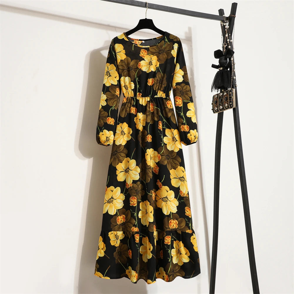 Spring Summer Women Maxi Dresses Casual