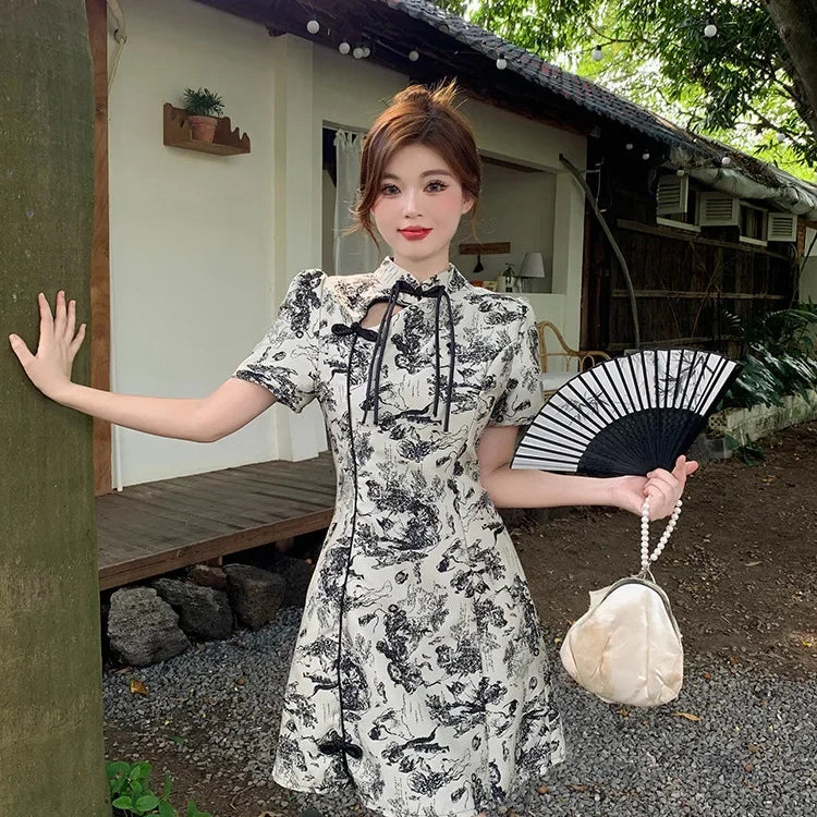 Vintage Chinese Dress New Summer