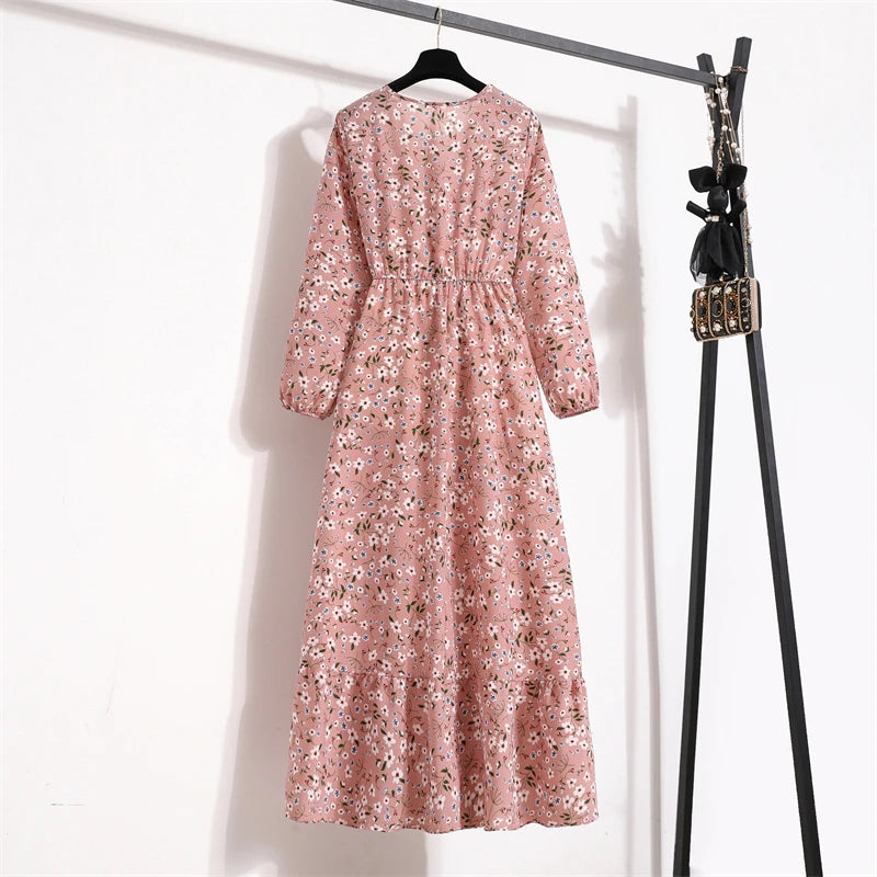 Spring Summer Women Maxi Dresses Casual