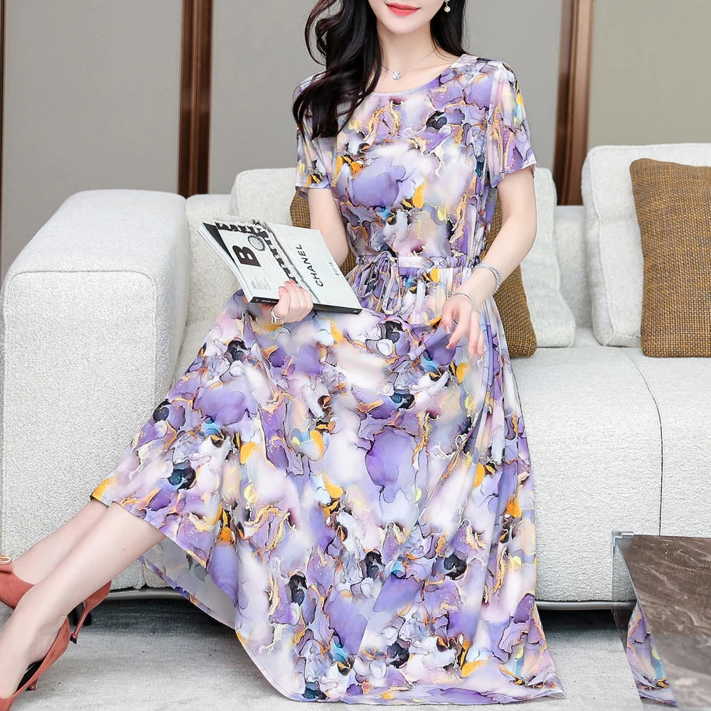 Women Short sleeve plus size Dress