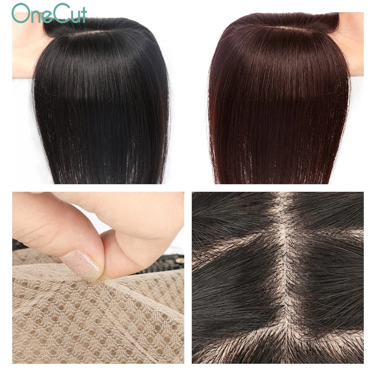 Straight New Silk Base Swiss Lace Clip In Women
