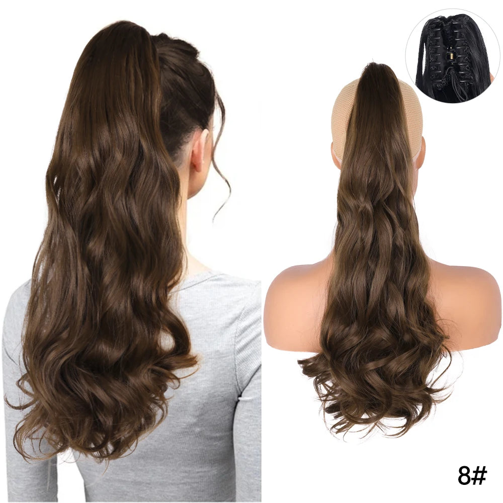 Alileader Claw Clip Ponytail Extension For Women