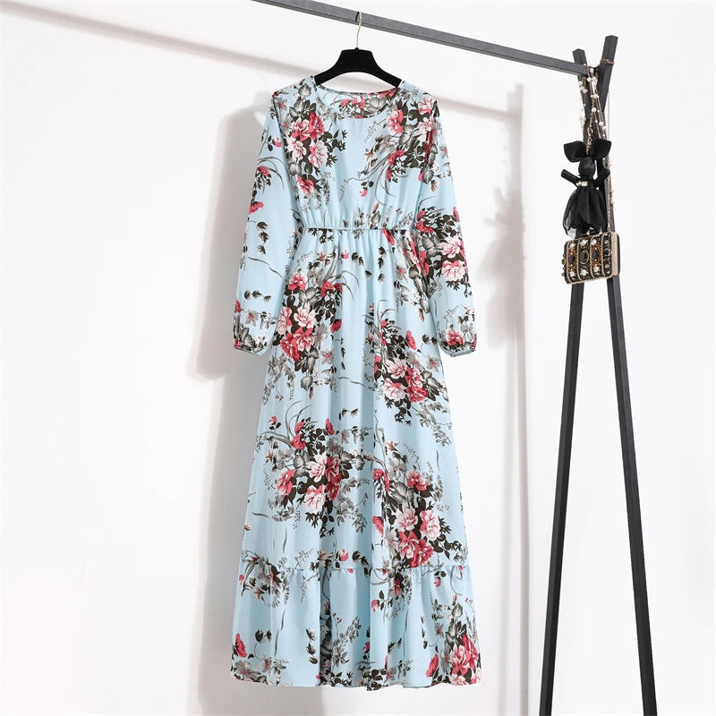 Spring Summer Women Maxi Dresses Casual