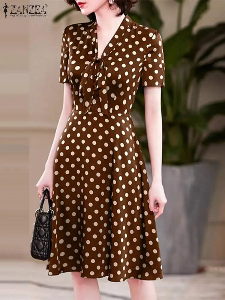 Polka Dot Dress Women