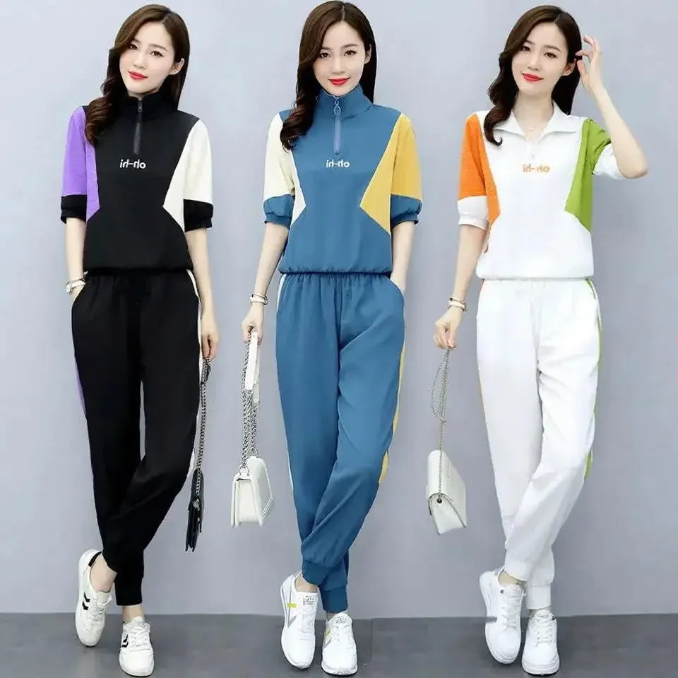 Plus Size Fashionable Women's 2-piece