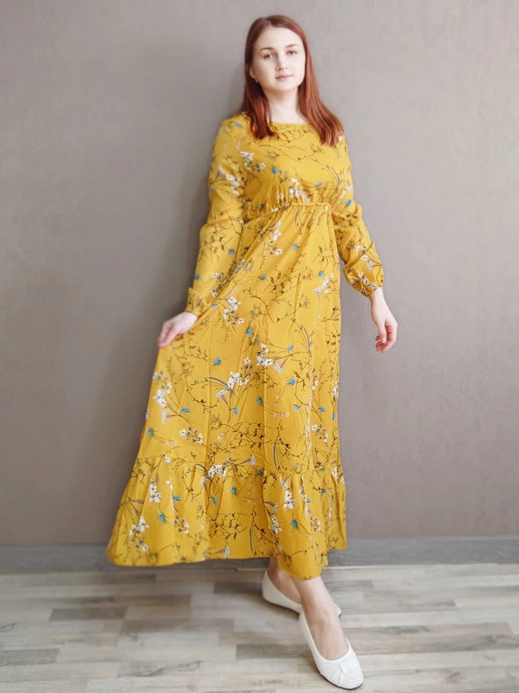 Spring Summer Women Maxi Dresses Casual