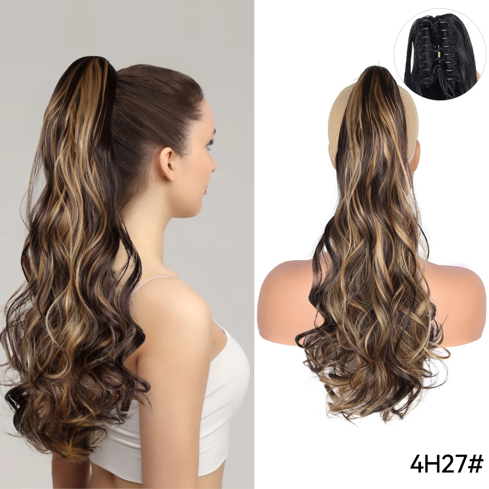 Alileader Claw Clip Ponytail Extension For Women
