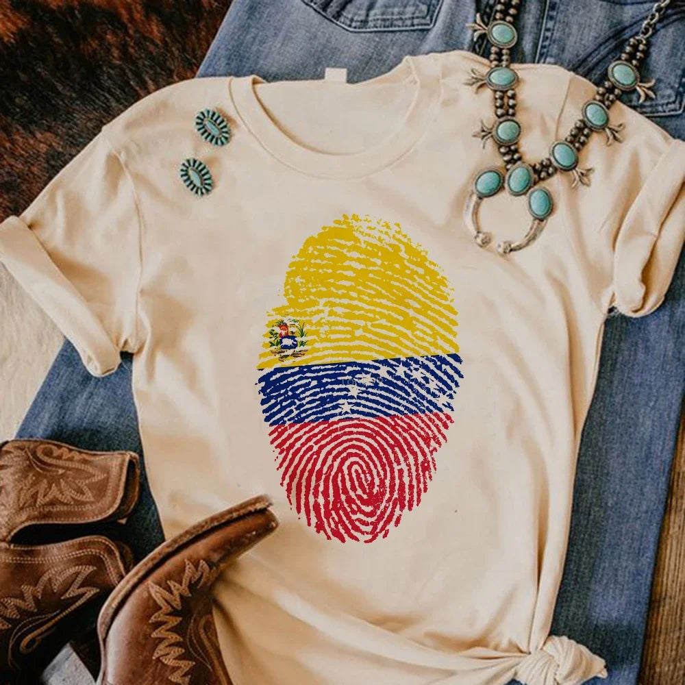 Venezuela Tshirt Women Summer T-shirts