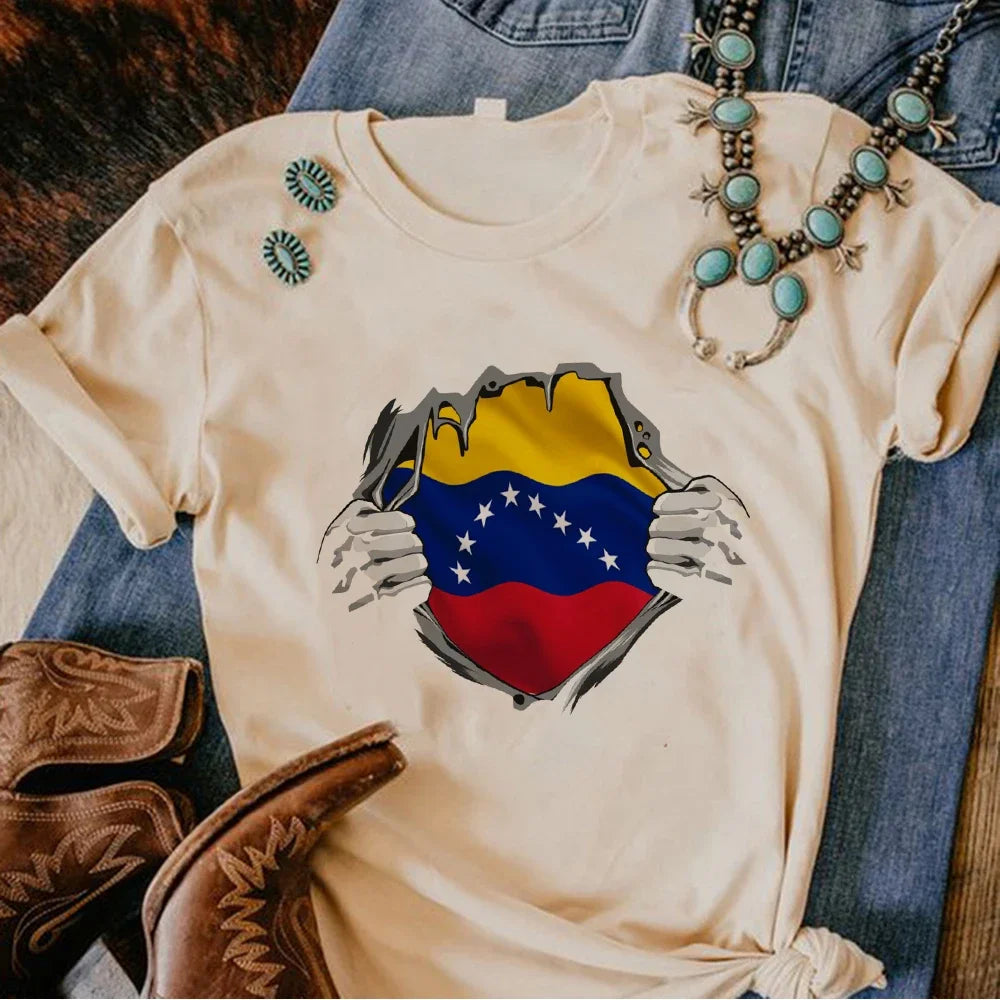 Venezuela Tshirt Women Summer T-shirts