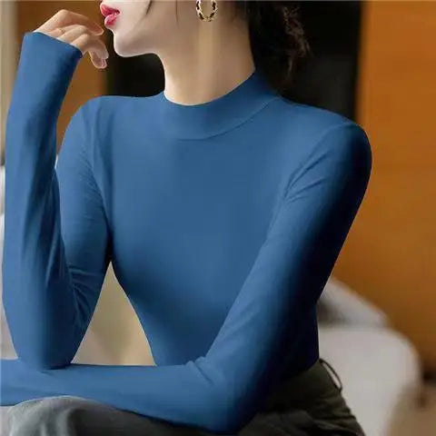 Fashion Solid Undertale T-Shirt for Women High-neck