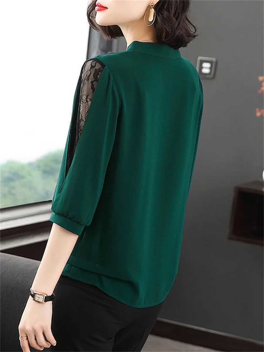 Insha Spring Summer Style Blouses Tops Lady Casual
