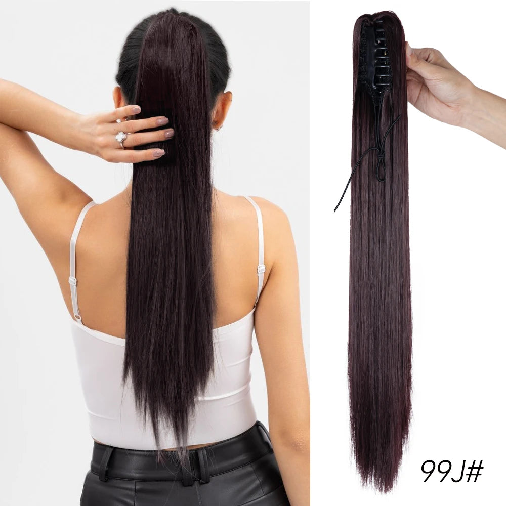 Alileader Claw Clip Ponytail Extension For Women