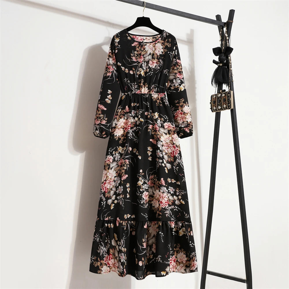 Spring Summer Women Maxi Dresses Casual