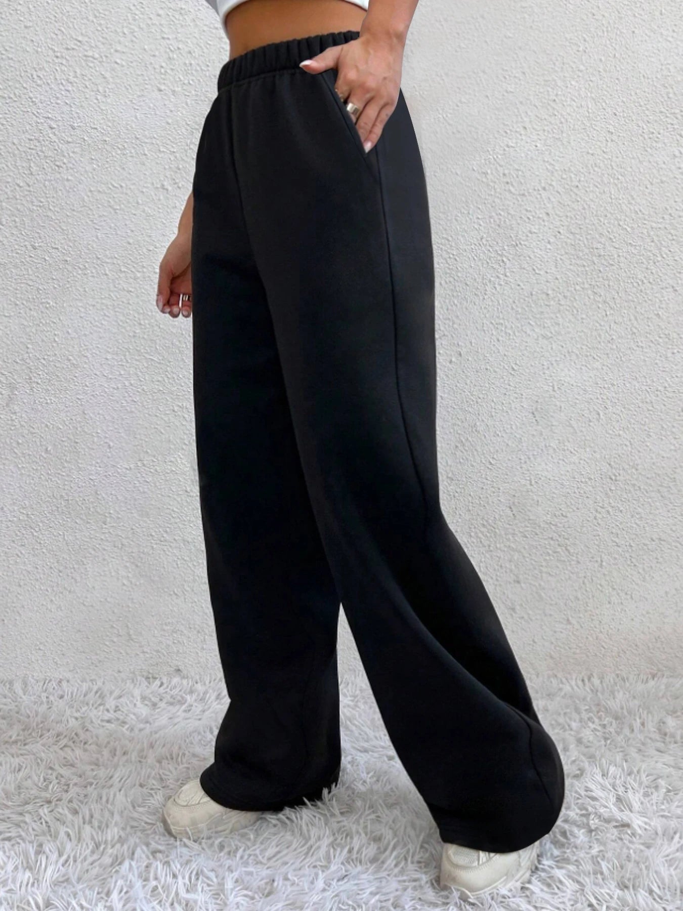Autumn And Winter Women's Warm Pants Fleece