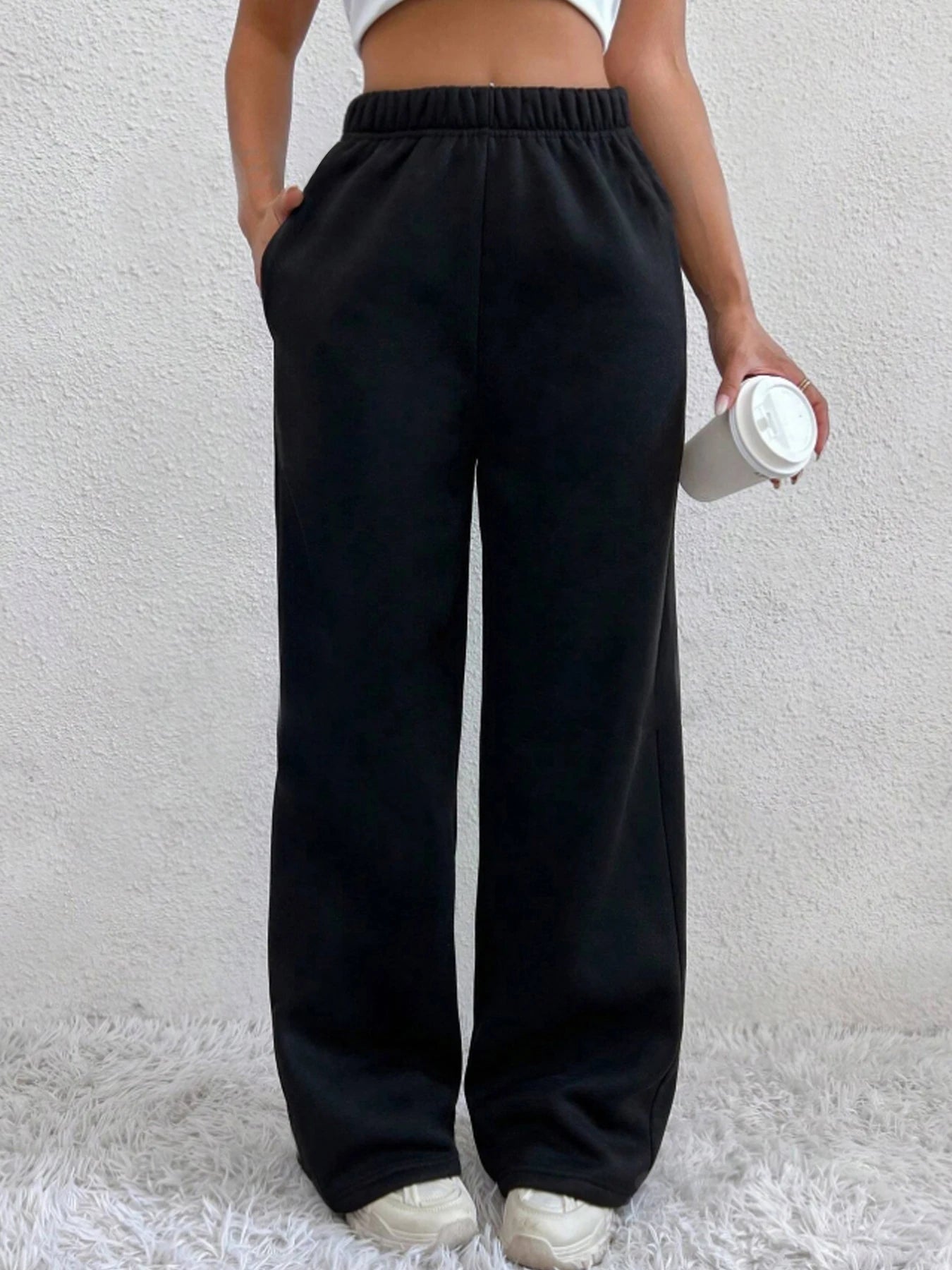 Autumn And Winter Women's Warm Pants Fleece