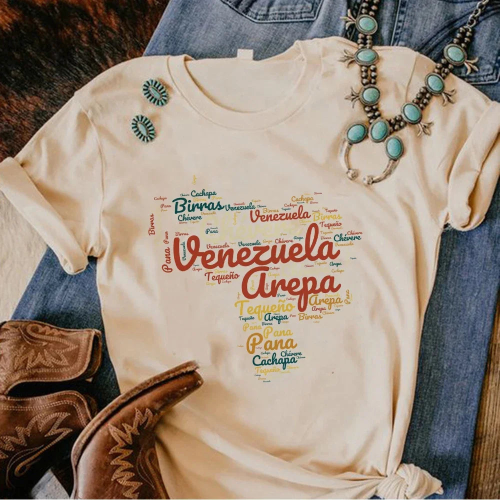 Venezuela Tshirt Women Summer T-shirts