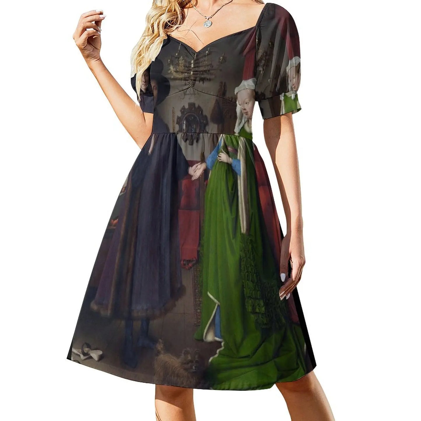 Jan van Eyck Short Sleeved Dress