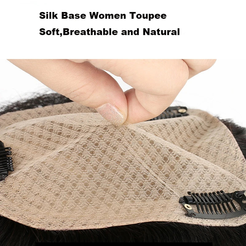 Straight New Silk Base Swiss Lace Clip In Women