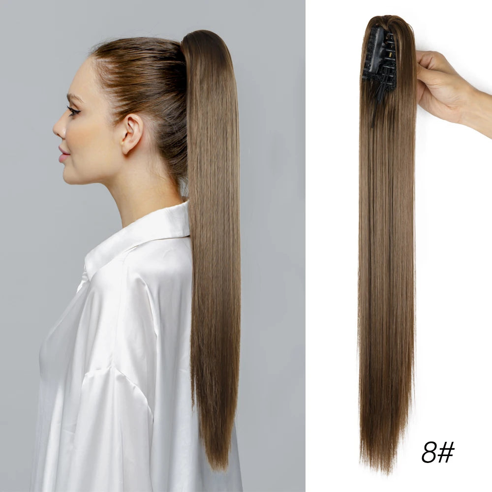 Alileader Claw Clip Ponytail Extension For Women