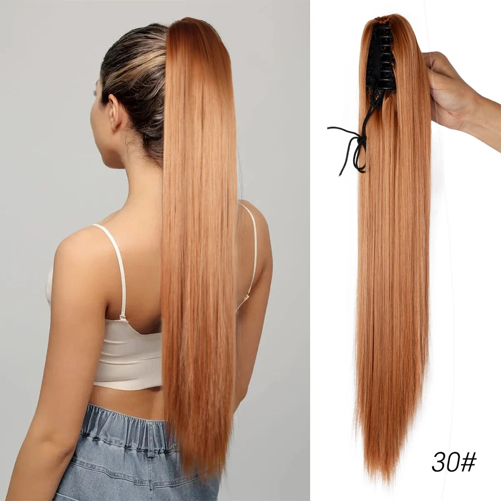 Alileader Claw Clip Ponytail Extension For Women