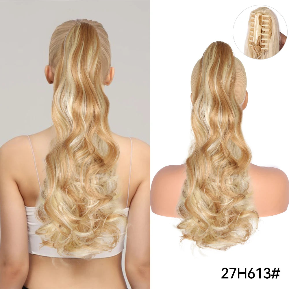Alileader Claw Clip Ponytail Extension For Women
