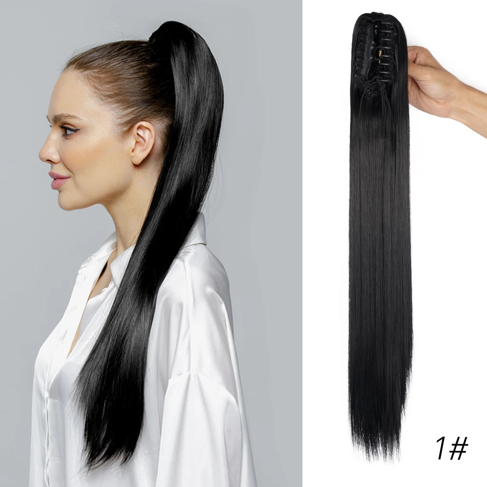 Alileader Claw Clip Ponytail Extension For Women