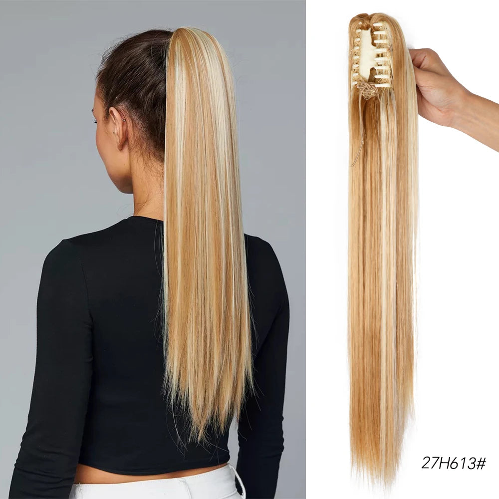 Alileader Claw Clip Ponytail Extension For Women