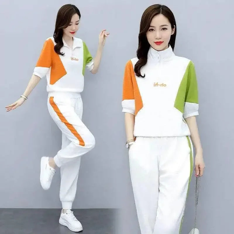 Plus Size Fashionable Women's 2-piece