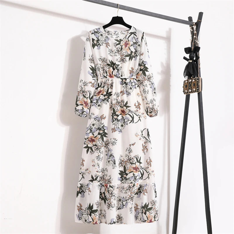 Spring Summer Women Maxi Dresses Casual