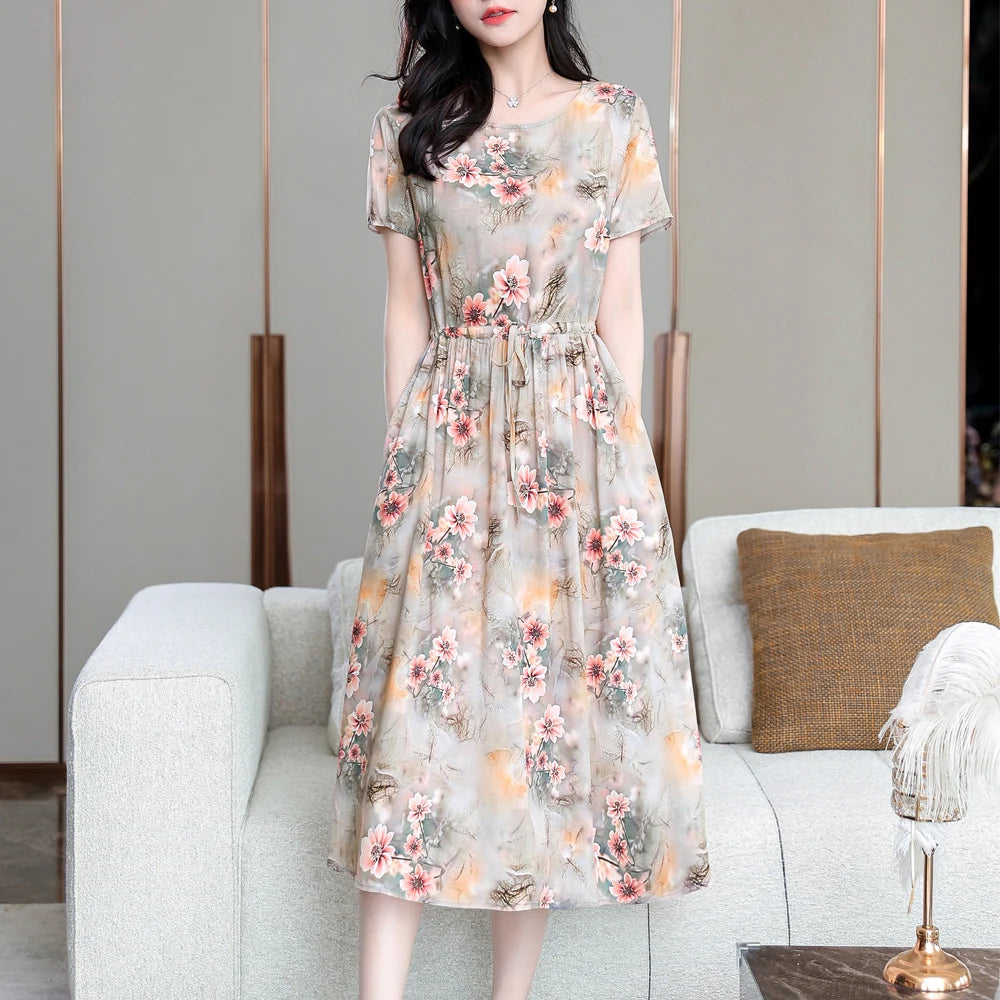 Women Short sleeve plus size Dress