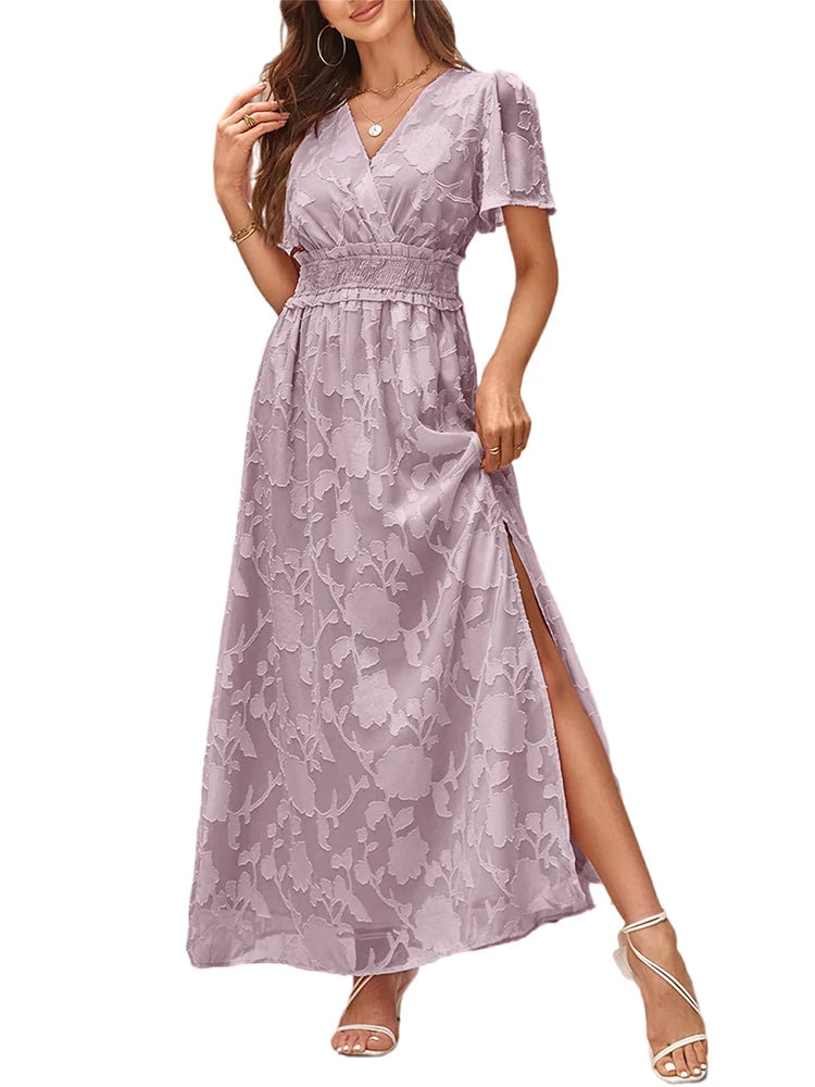 Dress Casual Summer V Neck