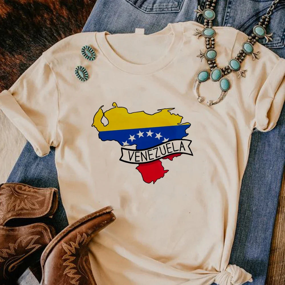 Venezuela Tshirt Women Summer T-shirts