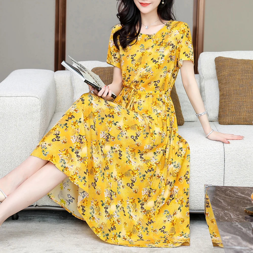 Women Short sleeve plus size Dress