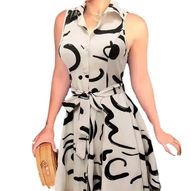 New Women's Printed Sleeveless