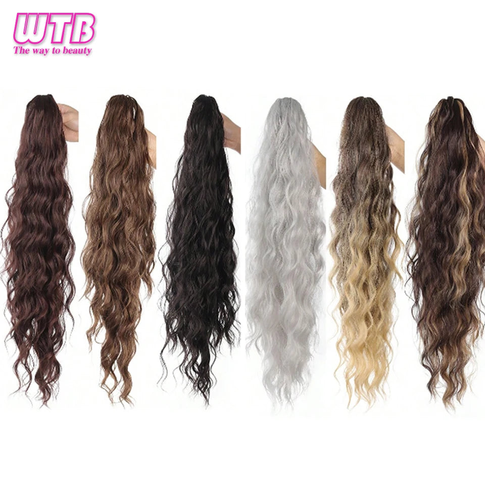 Claw Clip Ponytail,26 Inch Ponytail Extension for Women