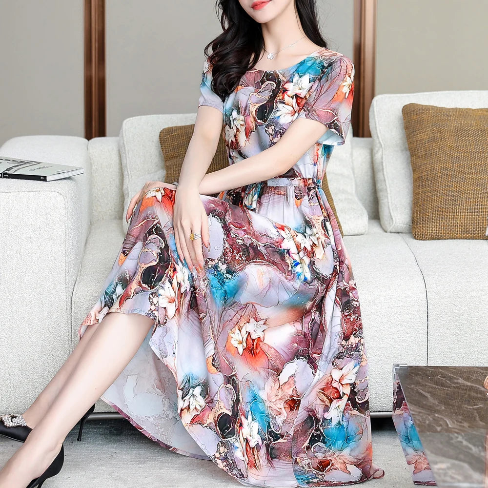 Women Short sleeve plus size Dress