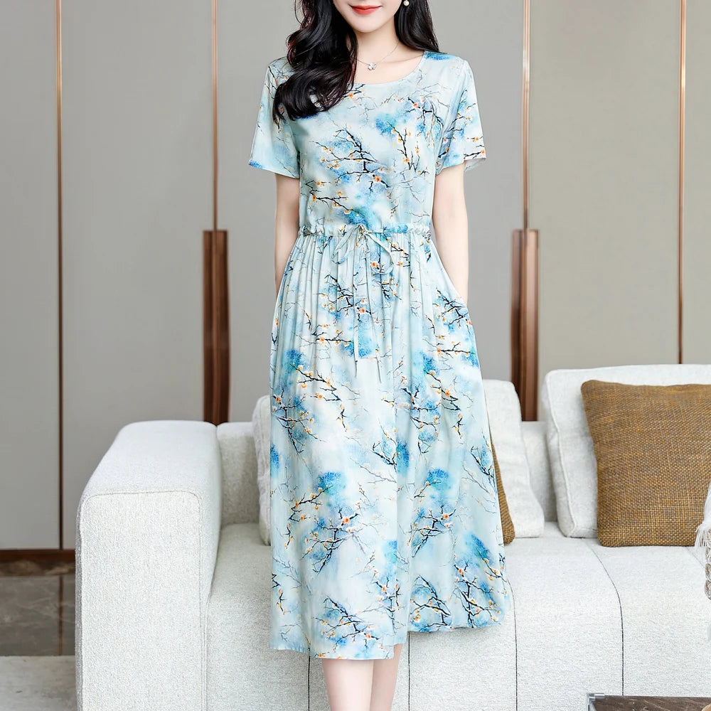 Women Short sleeve plus size Dress