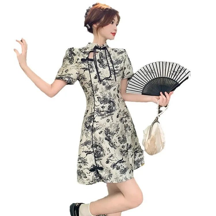 Vintage Chinese Dress New Summer
