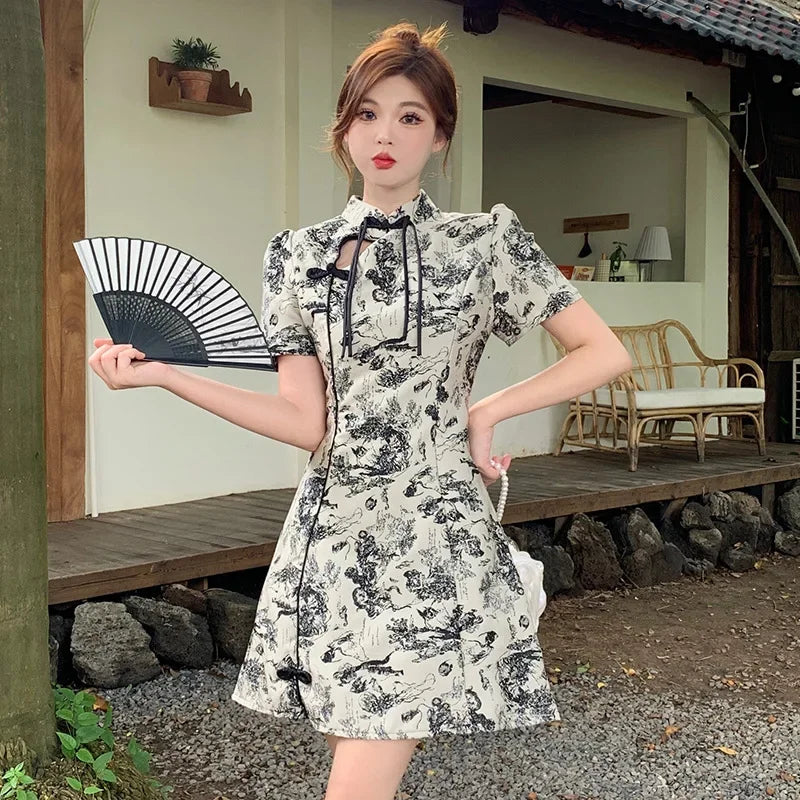Vintage Chinese Dress New Summer
