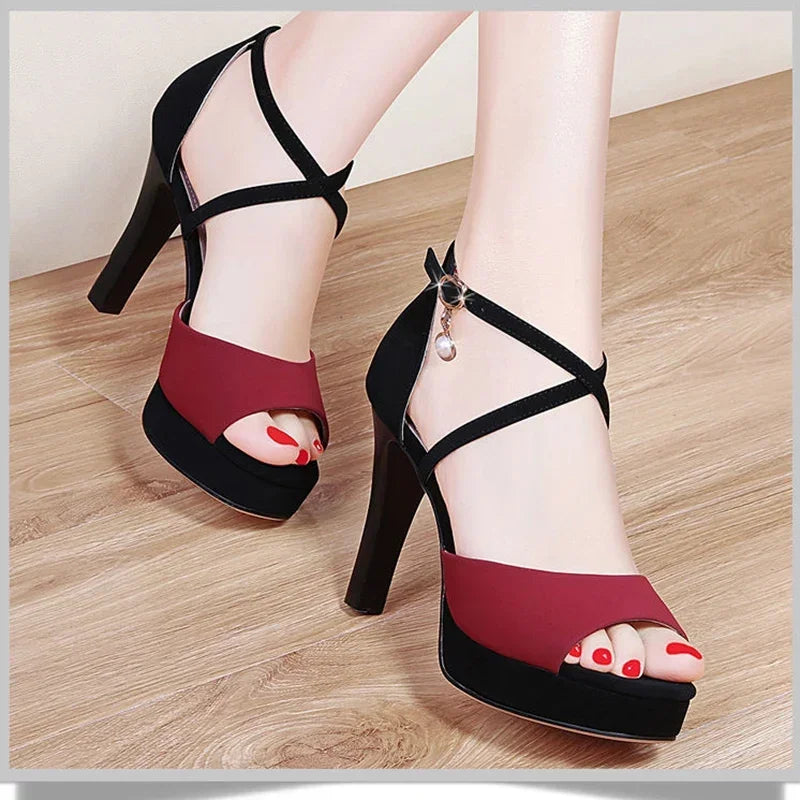 Super High Heeled Sandals Women