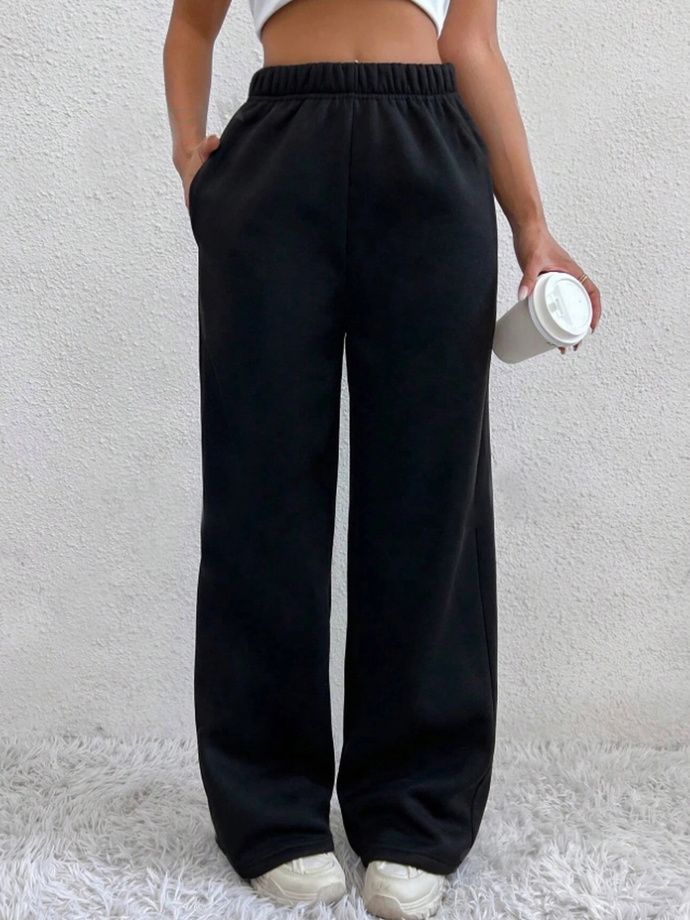 Autumn And Winter Women's Warm Pants Fleece