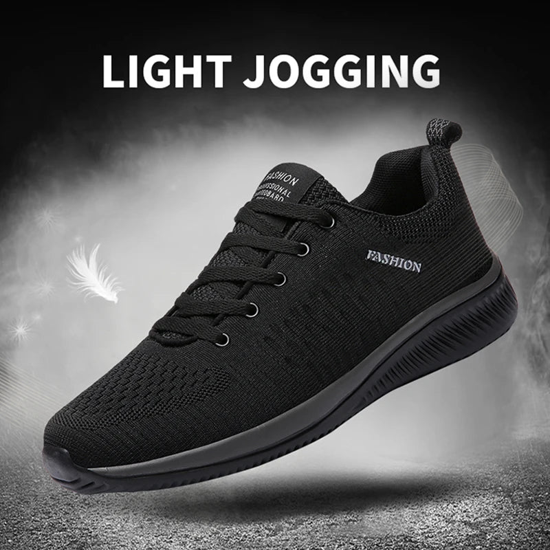 Men Running Shoes Breathable Light Comfortable Men's Casual Shoes Tenis Outdoor Slip On Walking Sneakers