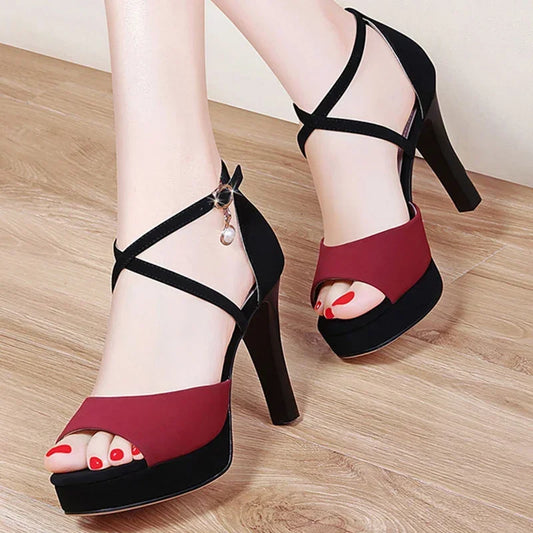Super High Heeled Sandals Women