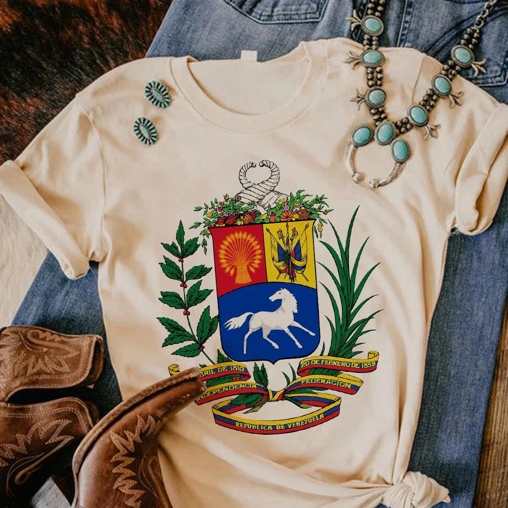 Venezuela Tshirt Women Summer T-shirts